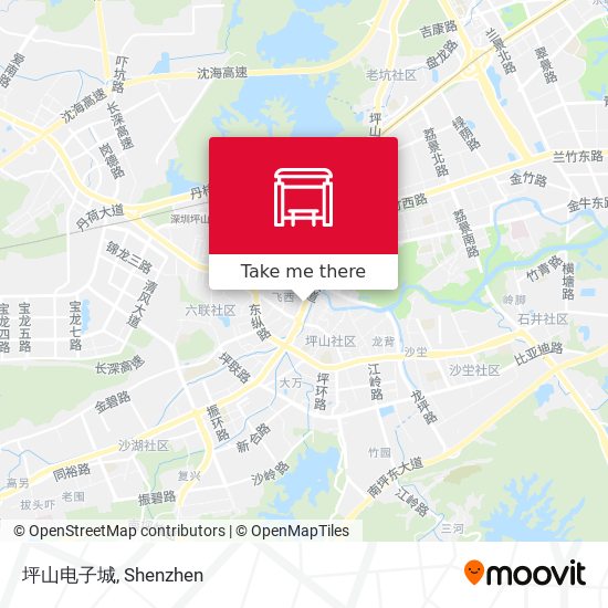 坪山电子城 map