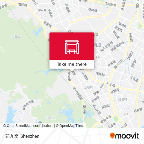 部九窝 map