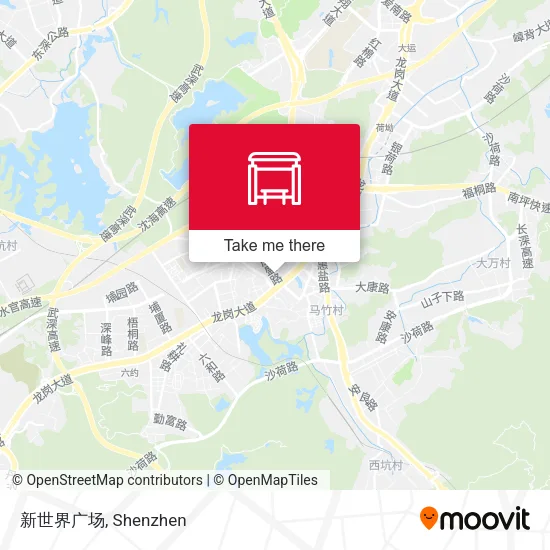 新世界广场 map
