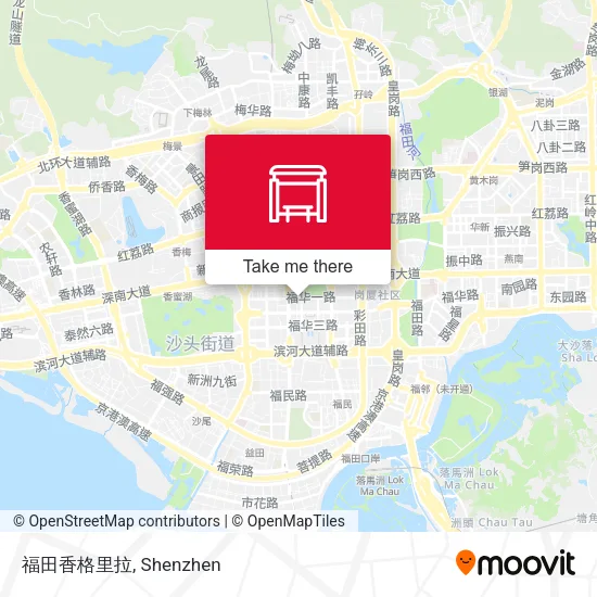 福田香格里拉 map