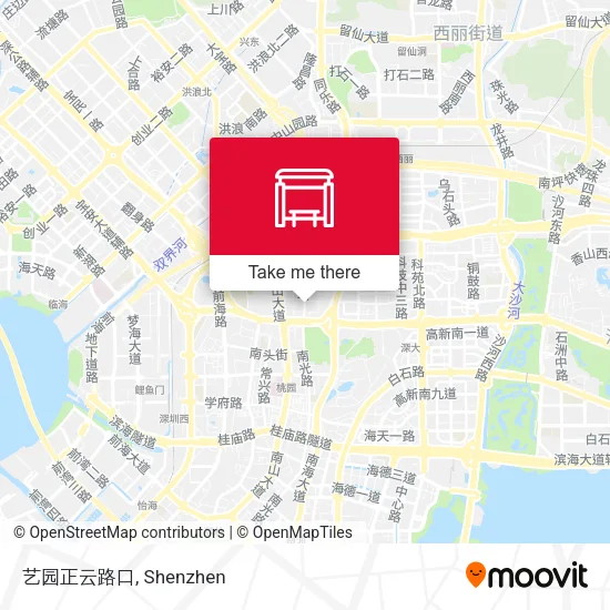 艺园正云路口 map