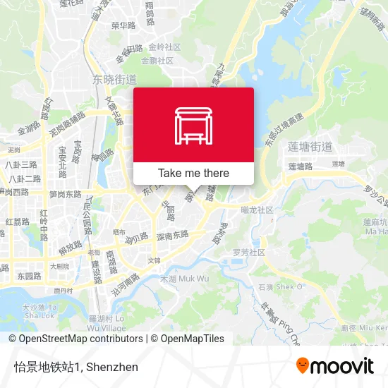 怡景地铁站1 map