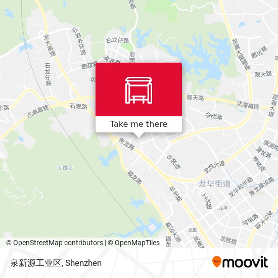 泉新源工业区 map