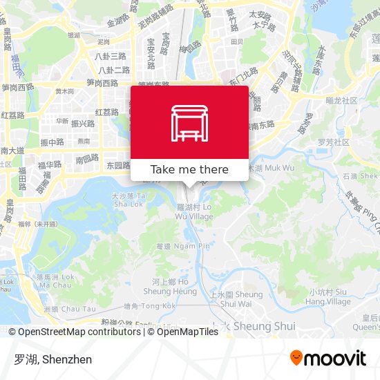 罗湖 map