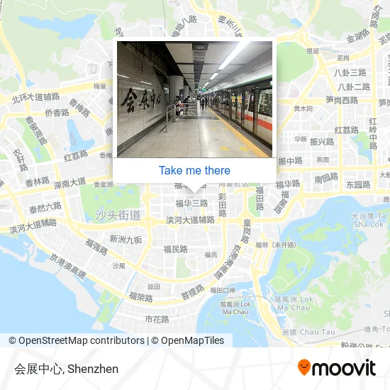 会展中心 map