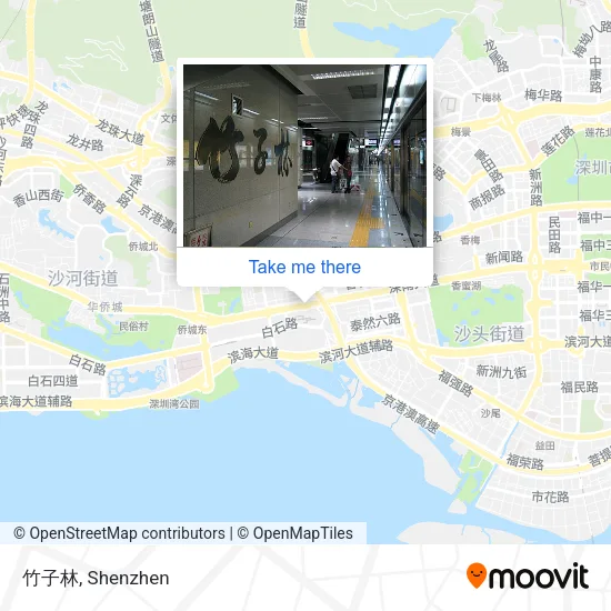 竹子林 map