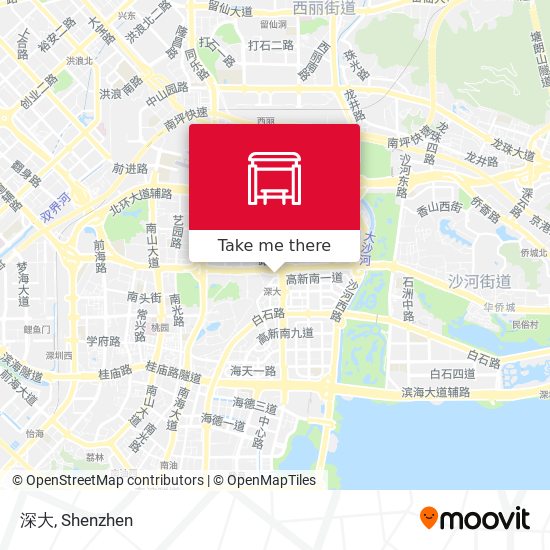 深大 map