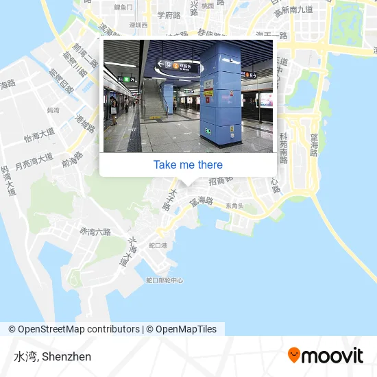 水湾 map