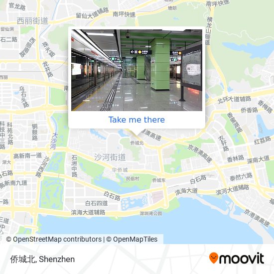 侨城北 map