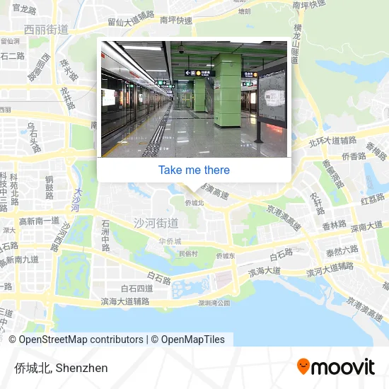 侨城北 map