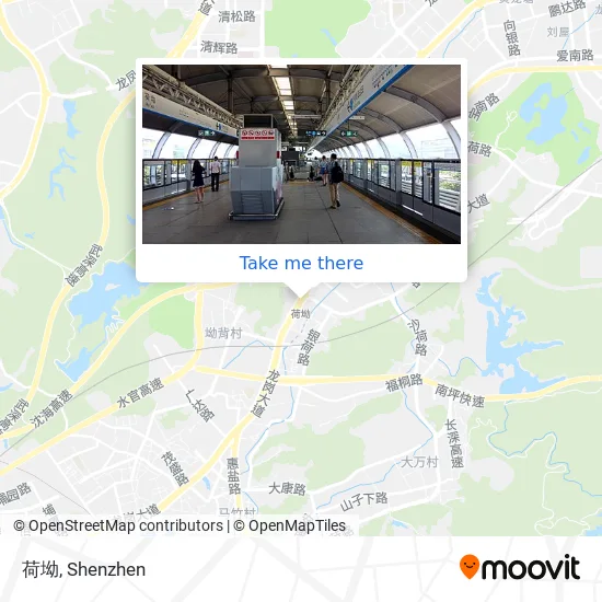 荷坳 map