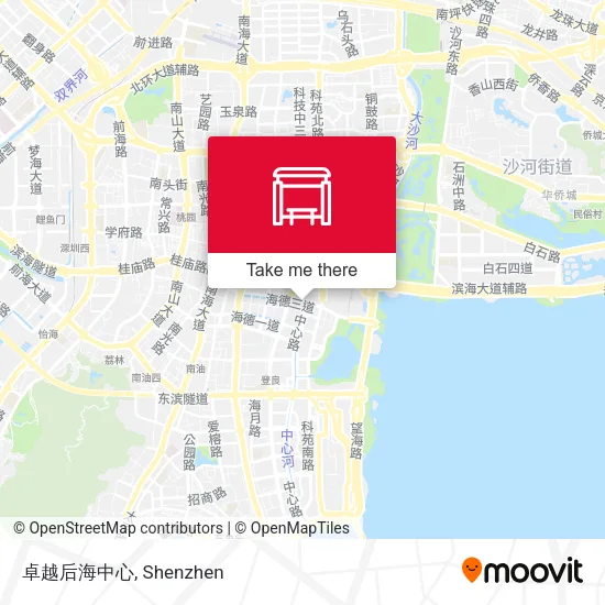 卓越后海中心 map