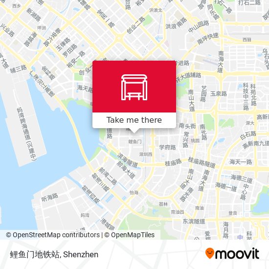 鲤鱼门地铁站 map