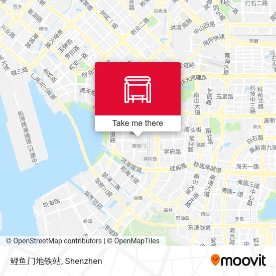 鲤鱼门地铁站 map