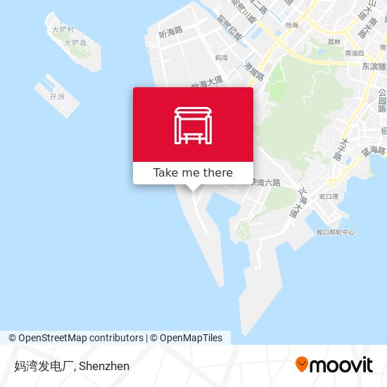 妈湾发电厂 map