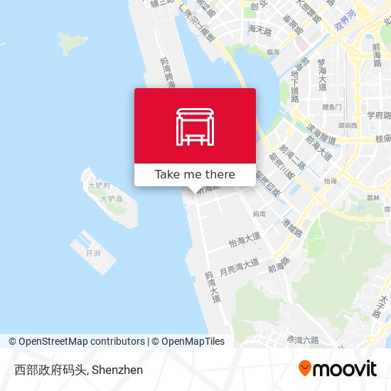 西部政府码头 map