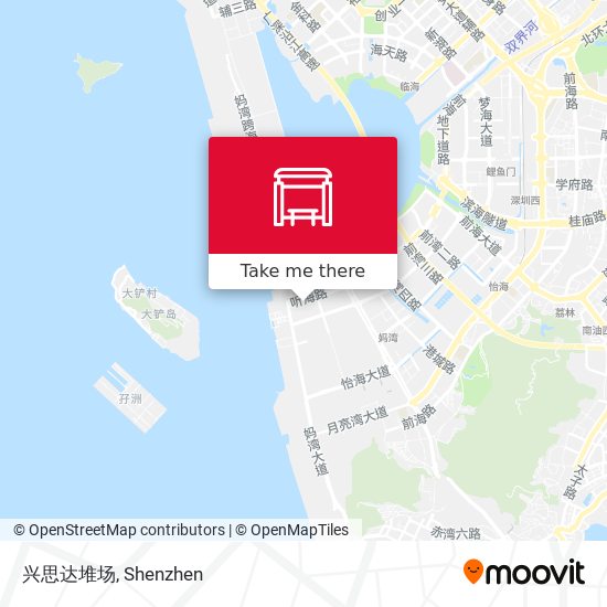 兴思达堆场 map