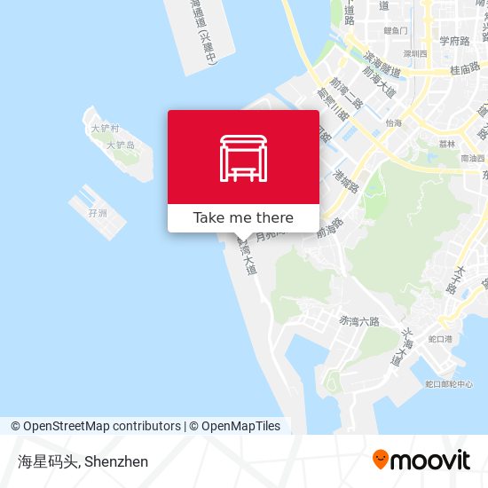 海星码头 map