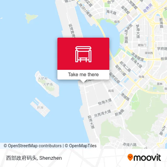 西部政府码头 map