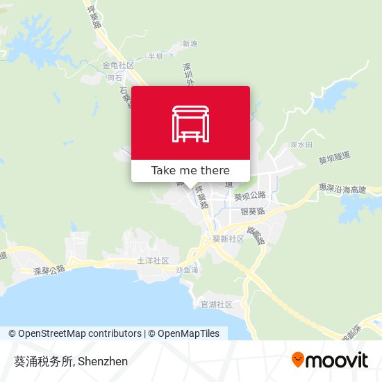 葵涌税务所 map
