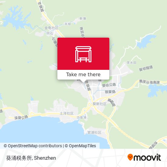 葵涌税务所 map