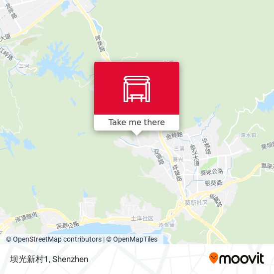 坝光新村1 map