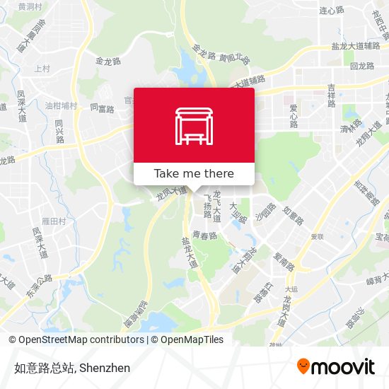如意路总站 map