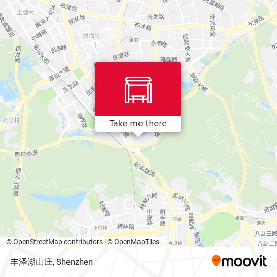 丰泽湖山庄 map
