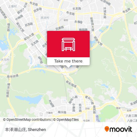 丰泽湖山庄 map