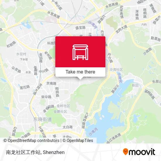南龙社区工作站 map