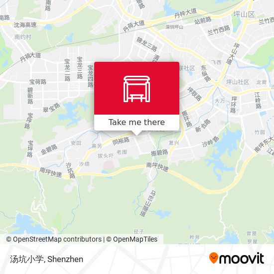 汤坑小学 map