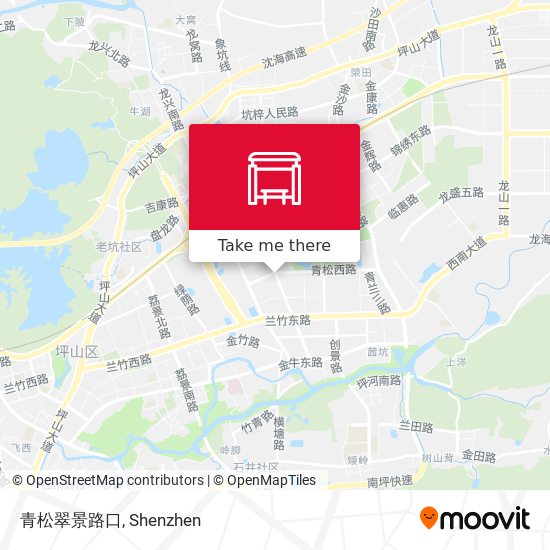 青松翠景路口 map