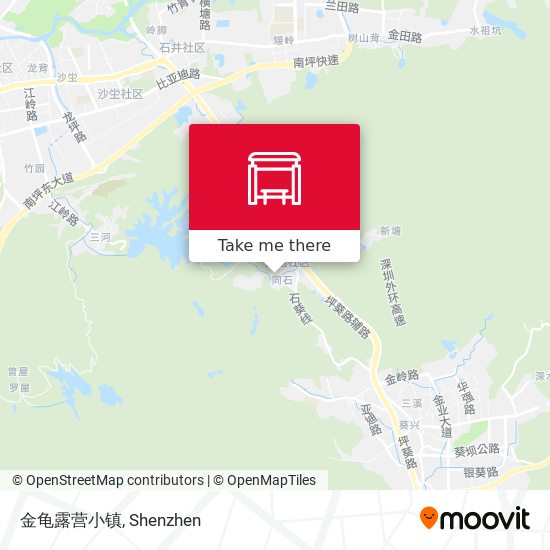 金龟露营小镇 map
