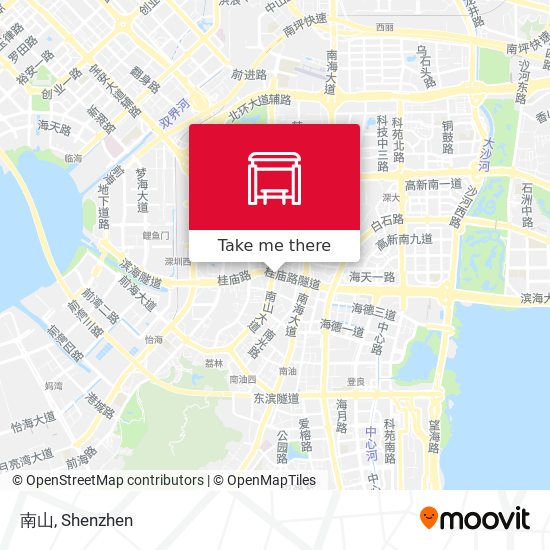 南山 map