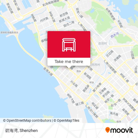 碧海湾 map