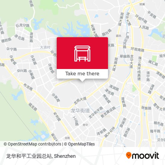 龙华和平工业园总站 map