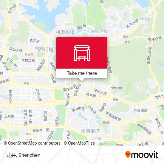 龙井 map
