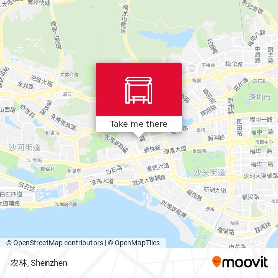 农林 map