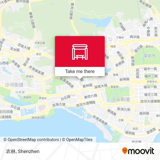 农林 map