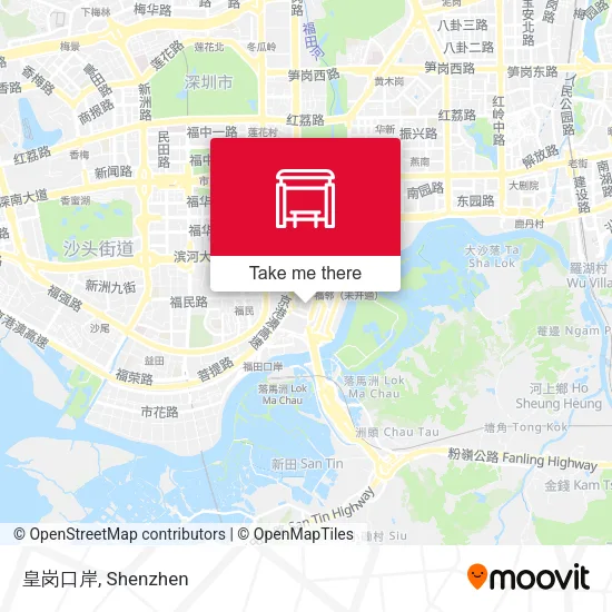 皇岗口岸 map