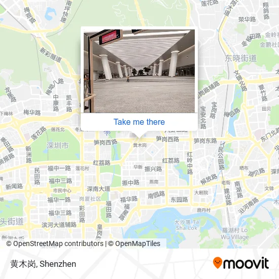 黄木岗 map