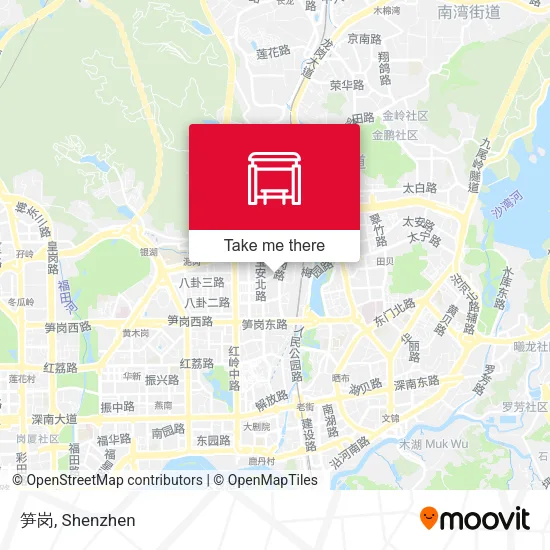 笋岗 map