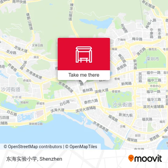 东海实验小学 map