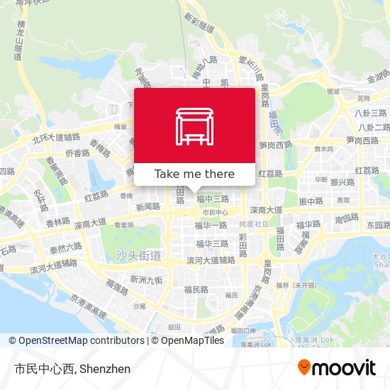 市民中心西 map