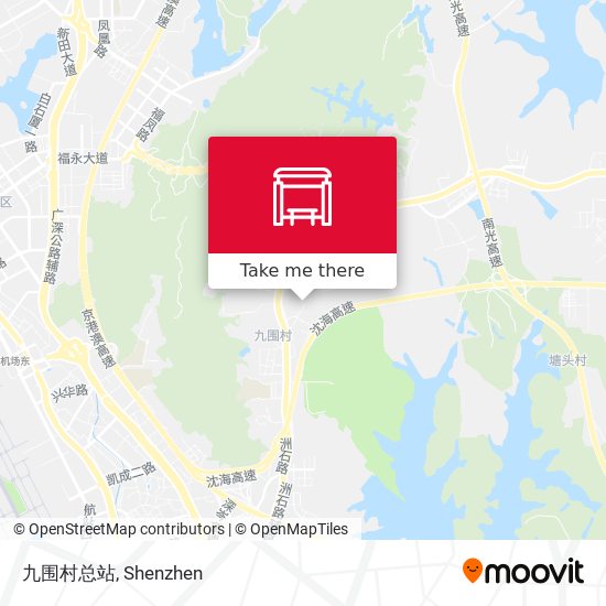九围村总站 map