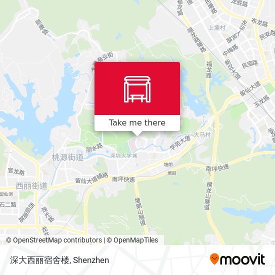 深大西丽宿舍楼 map