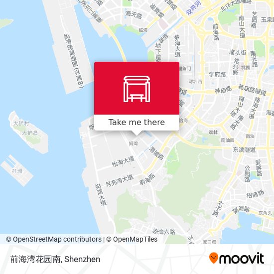 前海湾花园南 map