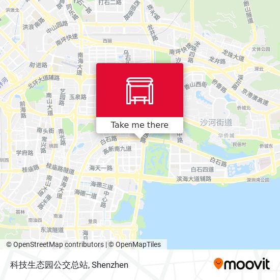 科技生态园公交总站 map