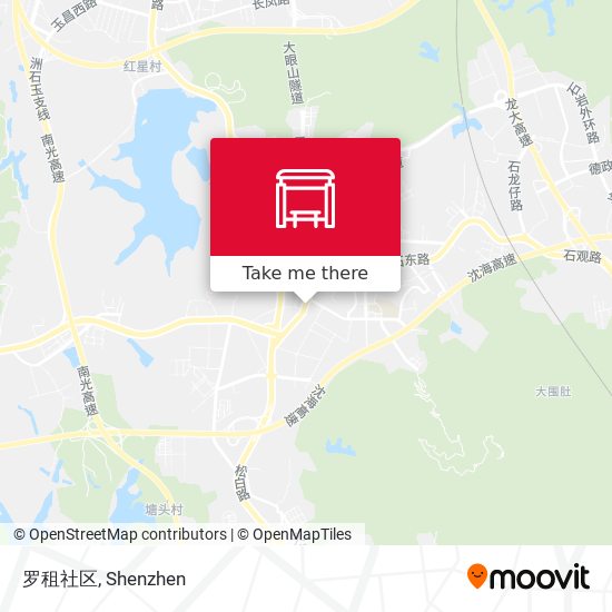 罗租社区 map