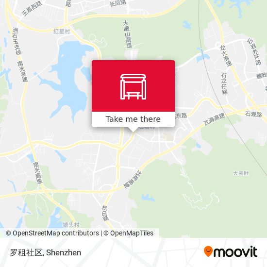 罗租社区 map